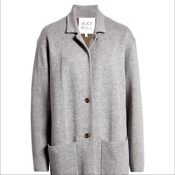 Alex Mill Wool Sweater Coat - XS - Picture 3 of 5
